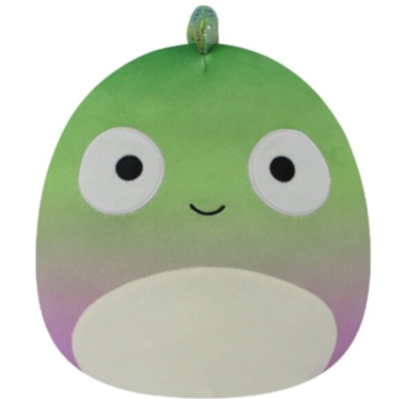 Squishmallows Flip-A-Mallows Denton Green Chameleon & Heather Teal Dragonfly - Picture 2 of 5